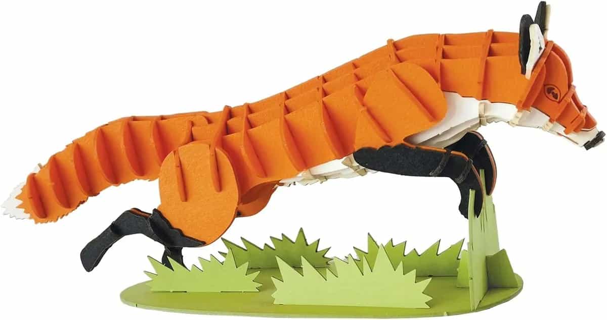 Fridolin Modelo 3D en Papel de Zorro