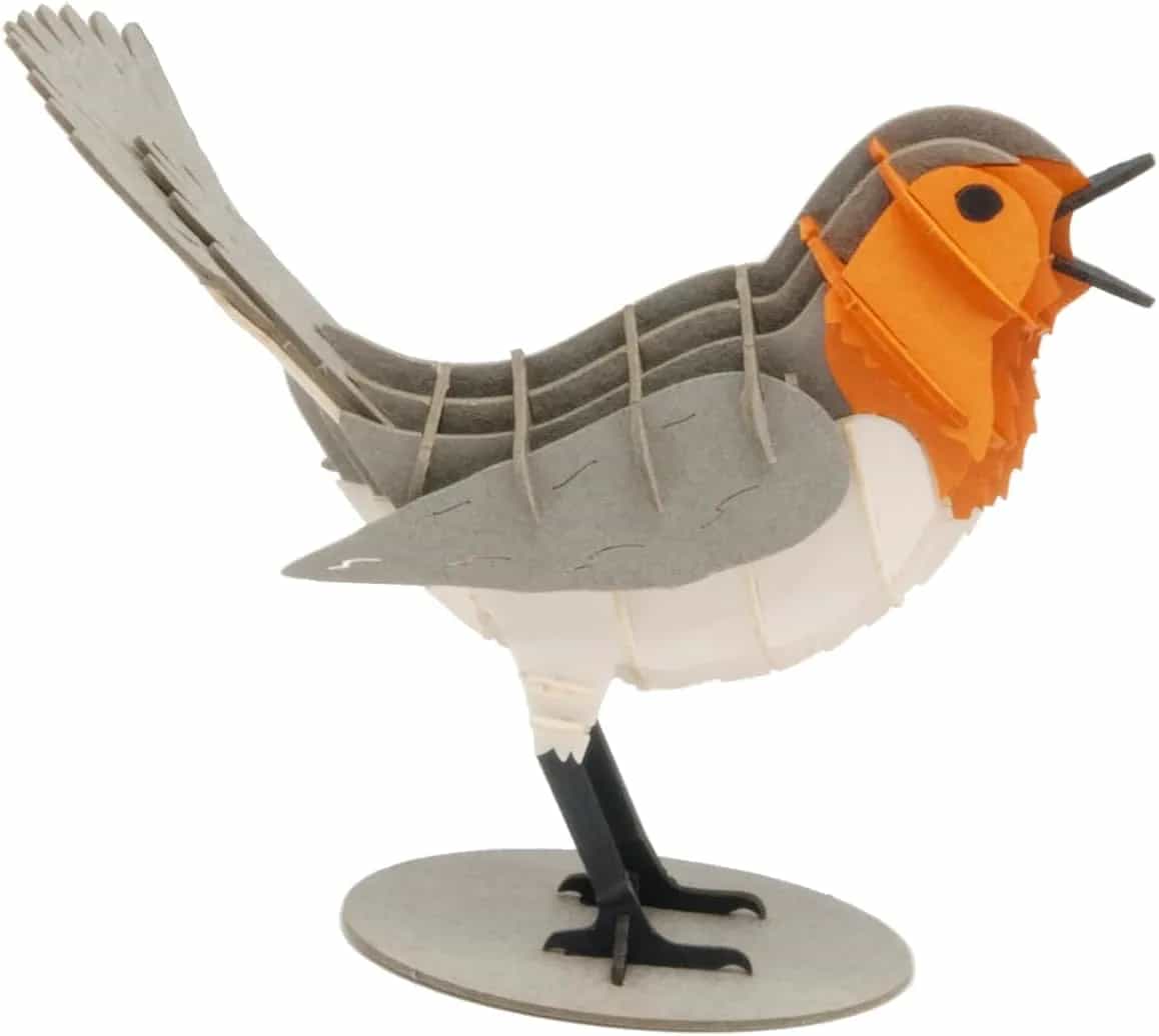 Fridolin 3D Paper Model - Robin