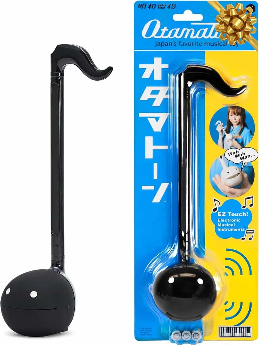 Juguete de instrumento musical sintetizador electrónico japonés Otamatone - Negro