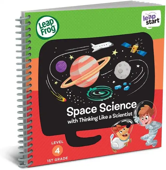 Libro de actividades LeapFrog LeapStart para primer grado: ciencia espacial pensando como un científico