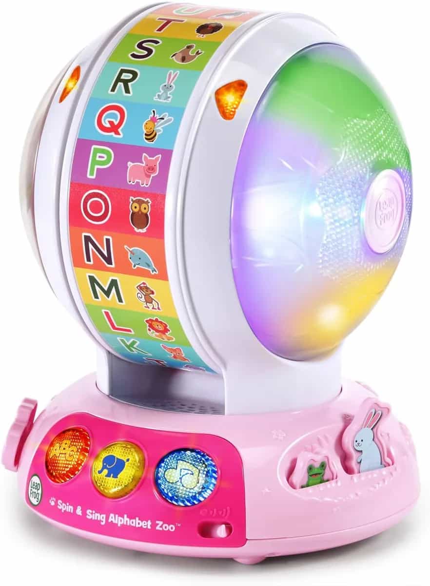 LeapFrog Zoológico Alfabeto Girar y Cantar, rosa