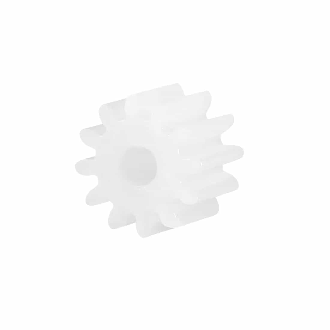 uxcell 30 engranajes de plástico de 12 dientes modelo 122A engranajes de reducción de plástico para motor de robot de coche RC