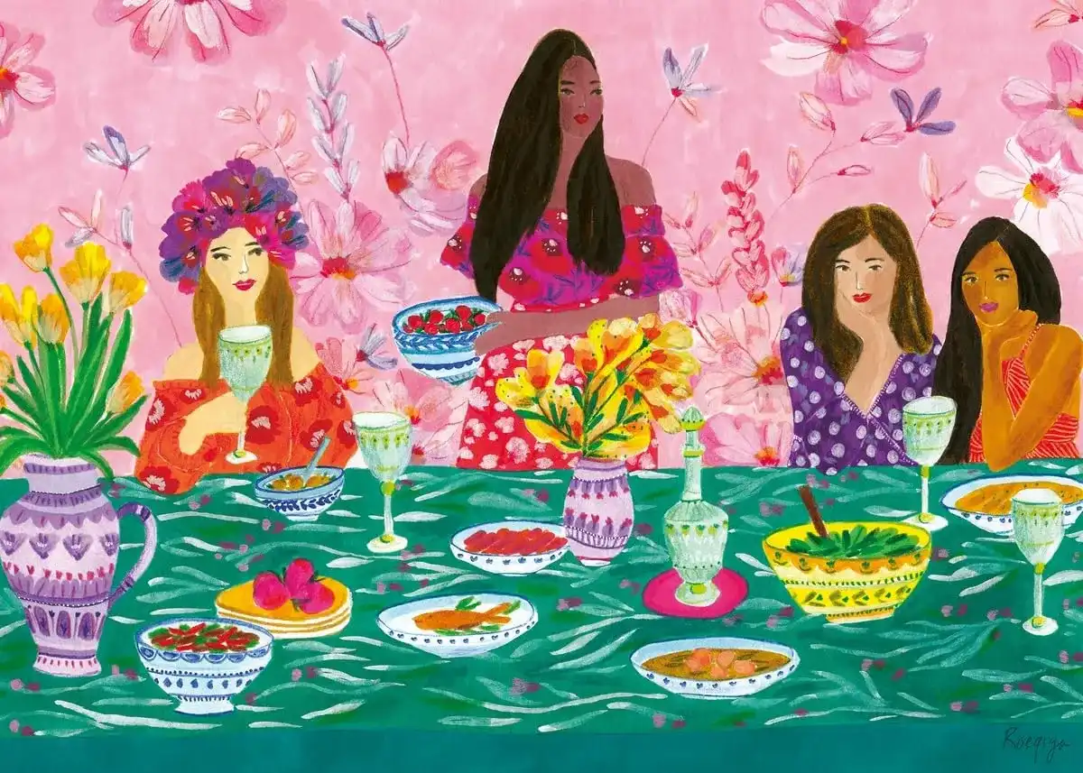 Rompecabezas de 1000 piezas Wonder Forge Ladies' Brunch para adultos
