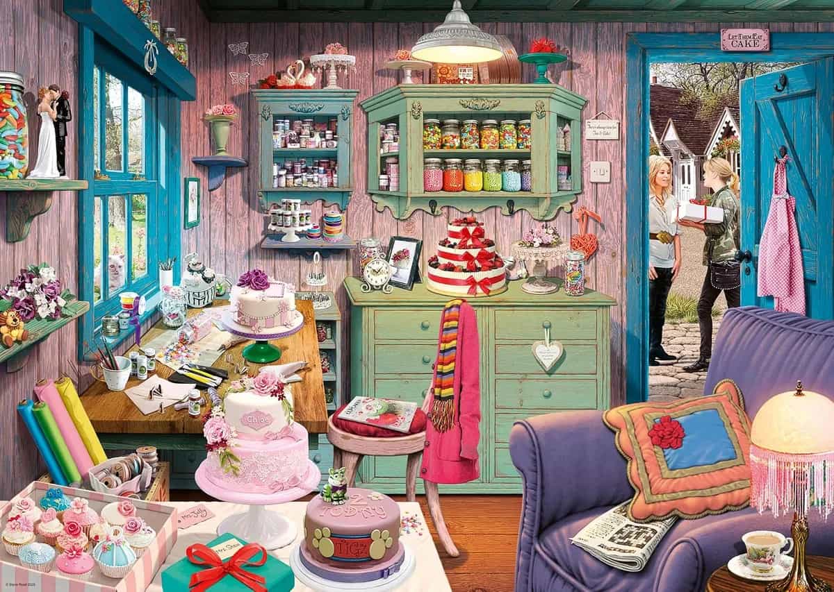 Rompecabezas de 1000 piezas para adultos Wonder Forge The Cake Shed