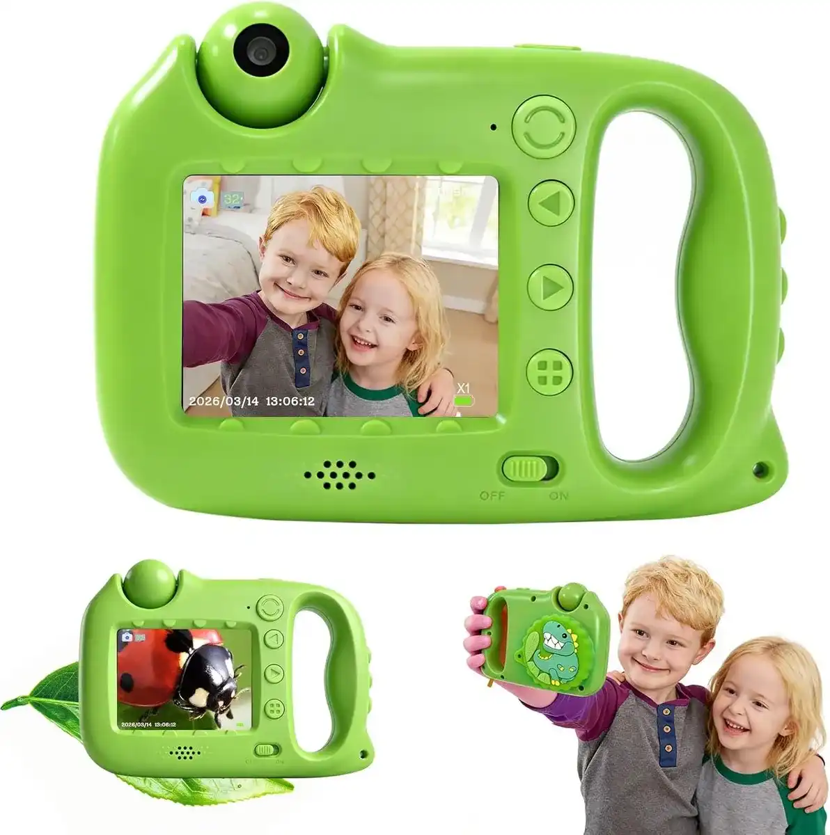 Microscopio y cámara 2 en 1 para niños, microscopio digital de enfoque automático HD de 1080p, aumento de 48mp 1000x, juguete educativo con tarjeta SD de 32 GB, cumpleaños para niños de 3 a 12 niñas (