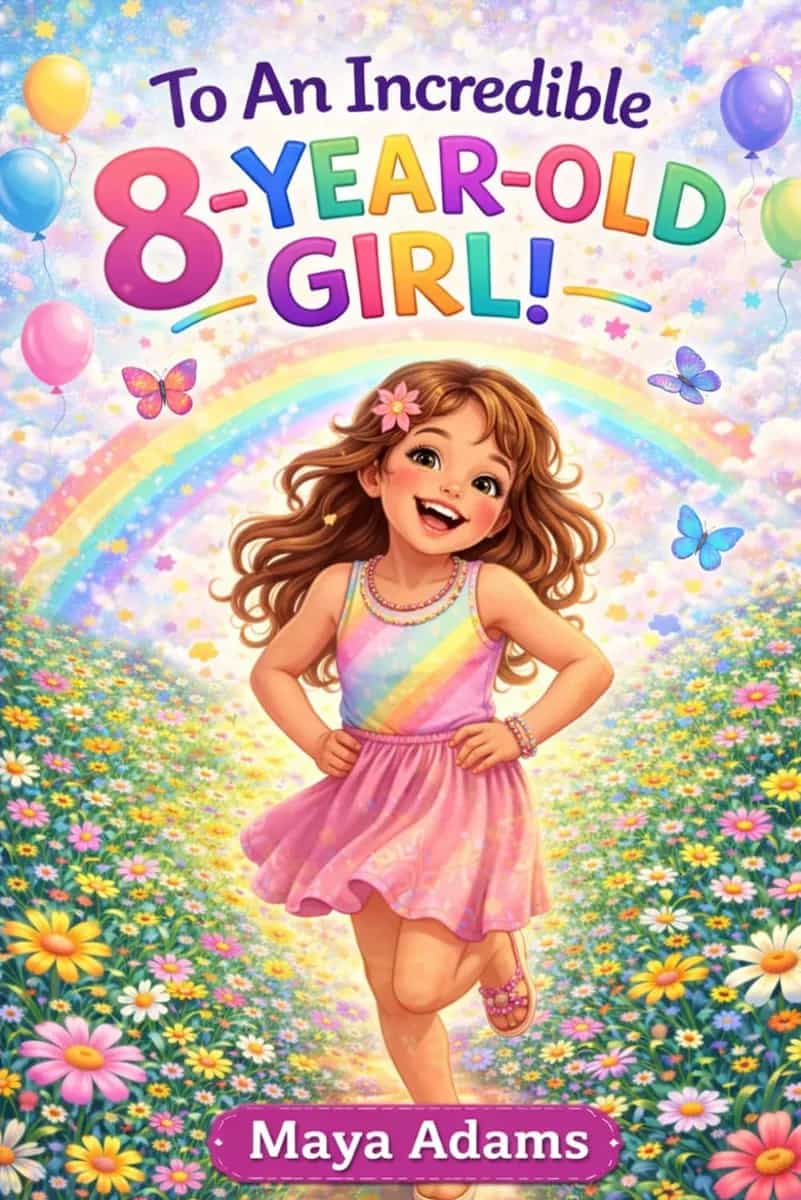 To an Incredible 8-Year-Old Girl!: An Empowering Birthday Gift with Stories, Affirmations, Coloring Pages & Fun Activities about Creativity, Self-Love, & Confidence (Gifts For Girls 6–12)