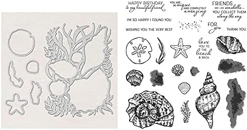 estrellas de mar y otros elementos marinos para crear diseños únicos en tus álbumes de recortes