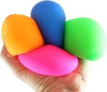 4 bolas de masa sensorial ultra suaves y moldeables