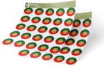 Desert Cactus: 50 pegatinas redondas de la bandera de Portugal para personalizar tus pertenencias y mostrar tu orgullo portugués.