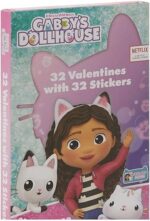 Gabby's Dollhouse: 32 Tarjetas de San Valentín con Pegatinas - ¡Comparte el Amor con tus Amigos en un Día Especial!
