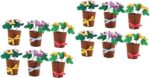 ibasenice: Kit de manualidades para niños: Crea tu propio jardín de flores de tela. ¡Diversión y aprendizaje en uno!