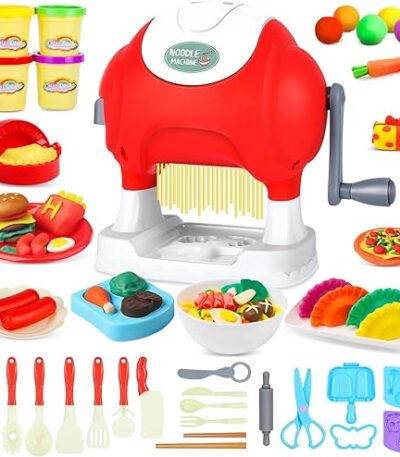 ¡Cocina y crea con este set de masa de colores! Incluye 4 latas de masa y 28 herramientas para moldear y crear deliciosas comidas de juguete. ¡El regalo perfecto para pequeños chefs!