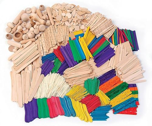 Caja de actividades de artesanía de madera de Kraft de