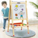 Caballete de madera ajustable para niños: ¡Creatividad sin límites con pintura