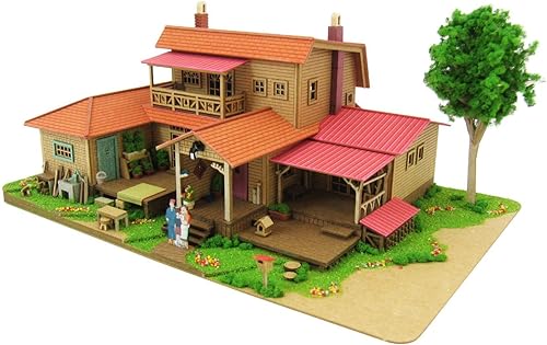 Casa Oiwa 1/150 de la Serie Studio Ghibli 8 (Modelo de Papel) MK07-1 inspirada en Totoro