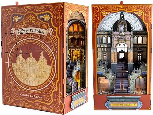 Refugio literario en miniatura: Una catedral gótica de ensueño para tu rincón de la sabiduría