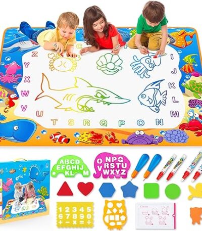 Alfombrilla Mágica de Dibujo con Agua: Juguete Educativo para Niños de 2 a 7 Años