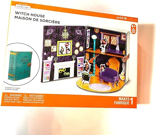Kit de Paper Craft: ¡Construye tu Propia Casa de Brujas Encantada! (6+ años)