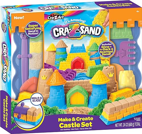 Cra-Z-Art CRA-Z-Sand: ¡Construye castillos de arena sin salir de casa! Diversión creativa para todas las edades.