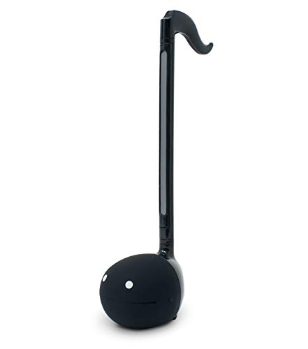 Otamatone - Instrumento musical electrónico, sintetizador, portátil, japonés, Maywa Denki Studio, galardonado, regalo educativo y divertido para niños, adolescentes y adultos, negro