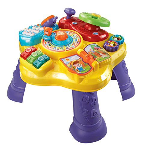 VTech Magic Star - Mesa de aprendizaje (embalaje sin frustraciones), color amarillo
