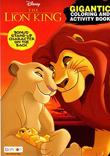 Disney - El Rey León - Libro gigante para colorear y actividades - 200 páginas