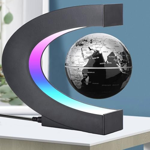 Globo terráqueo flotante por levitación magnética, regalo especial de cumpleaños para papá, decoración de despacho para hombres/jefe/profesor, geniales regalos tecnológicos, juguetes de escritorio, artefactos divertidos
