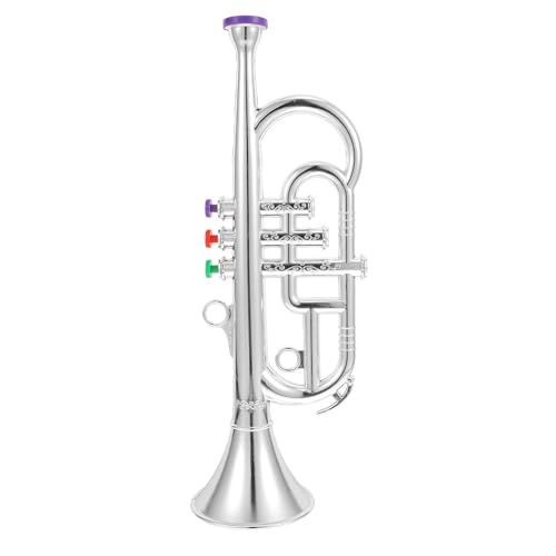 NUOBESTY 1 pieza de instrumentos musicales accesorios modelo trompeta instrumento musical instrumentos musicales para niños instrumentos tempranos herramienta de aprendizaje instrumento de viento