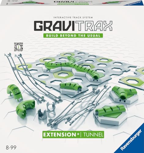Ravensburger GraviTrax: Juego de expansión de túneles | Juguete STEM para niños de 8 años en adelante | Compatible con todos los sistemas GraviTrax | Sistema de canicas número 1 clasificado en los
