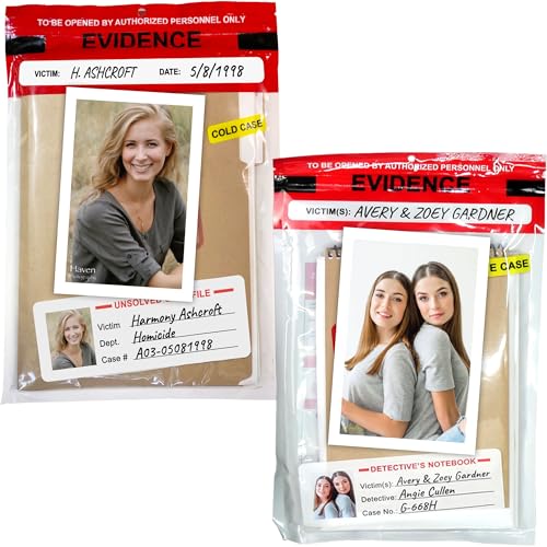 Unsolved Case Files - Paquete de 2 fundas – Harmony Ashcroft y Avery Gardner