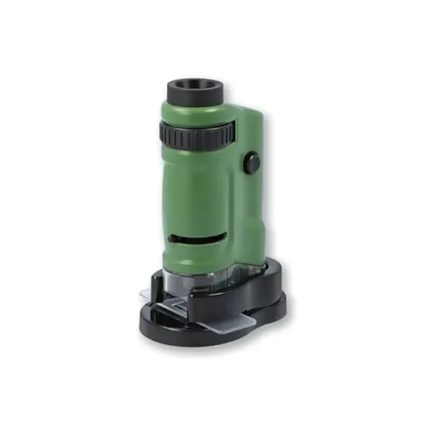Carson MicroBrite 20x-40x Zoom - Microscopio de bolsillo con iluminación LED (MM-24)