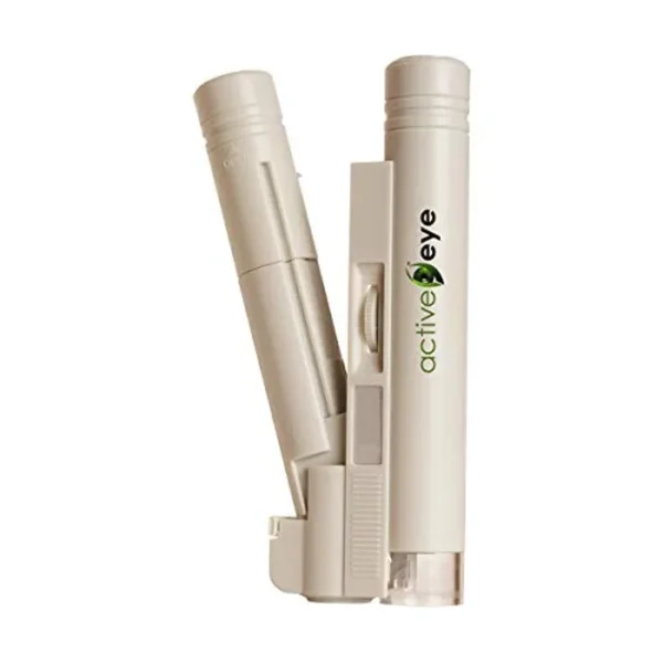 Hydrofarm Microscopio Active Eye AEM100, aumento de 100x, incluye 2 pilas alcalinas AA