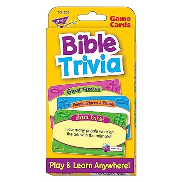 Trend Enterprises tarjetas con trivias sobre la biblia