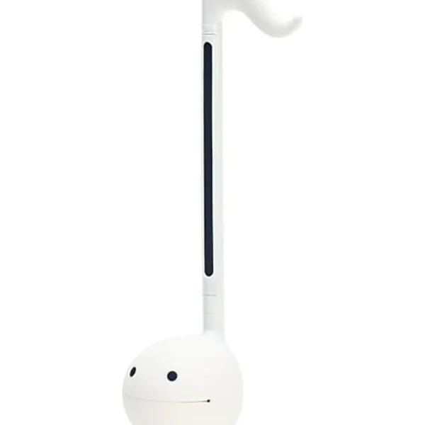 Otamatone - Instrumento musical electrónico, sintetizador, portátil, japonés, Maywa Denki Studio, galardonado, regalo educativo y divertido para niños, adolescentes y adultos, blanco
