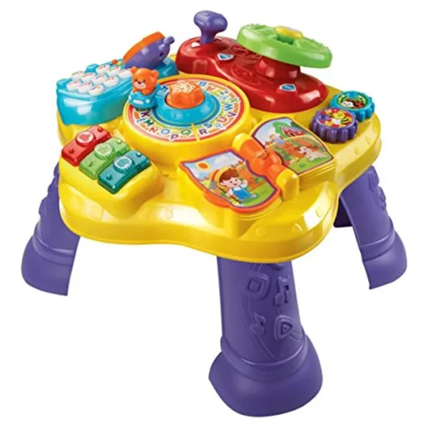 VTech Magic Star - Mesa de aprendizaje (embalaje sin frustraciones), color amarillo