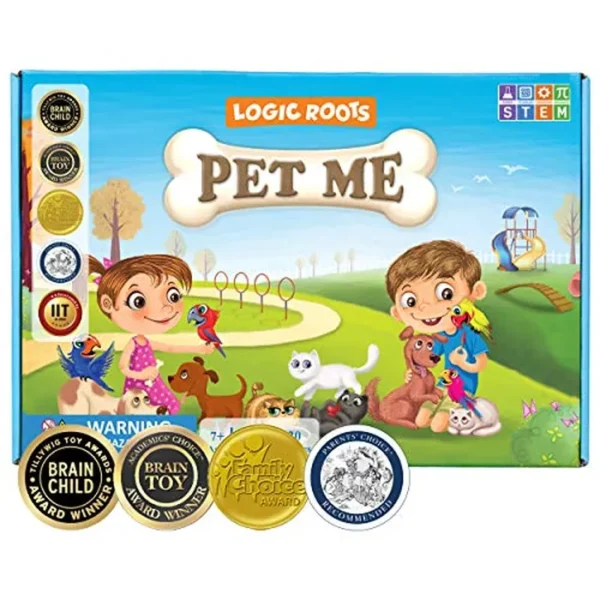 Juego de mesa de división para matemáticas de Logic Roots Pet Me
