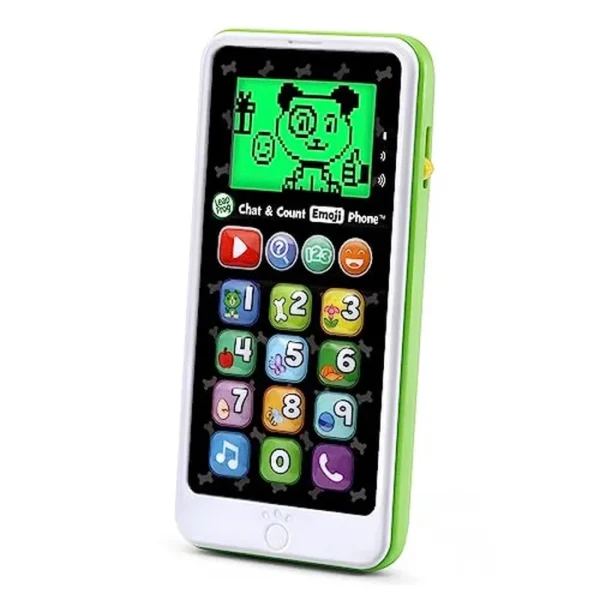 LeapFrog Chat and Count Emoji - Teléfono, blanco, gran regalo para niños y niñas, Blanco