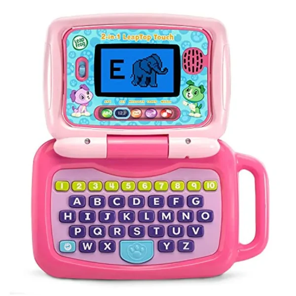 LeapFrog 2 en 1 Leaptop Touch (embalaje sin frustración), rosa