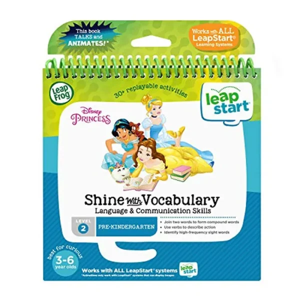 LeapFrog - Libro de actividades «Disney Princess Shine with Vocabulary» para LeapStart 3D