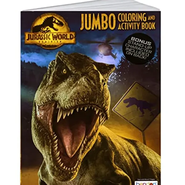 Jurassic World - Libro para colorear y actividades jumbo, 64 páginas