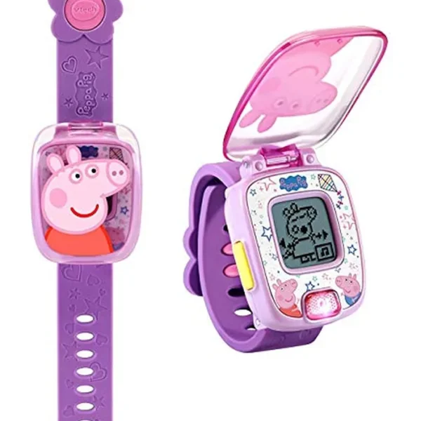VTech Peppa Pig - Reloj de aprendizaje, color púrpura