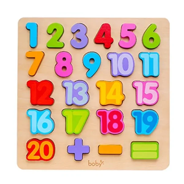Rompecabezas de números de madera, rompecabezas de letras ABC y números para niños pequeños de 1, 2, 3 años, juguetes de aprendizaje preescolar para niños, rompecabezas educativo con nombres de regalo