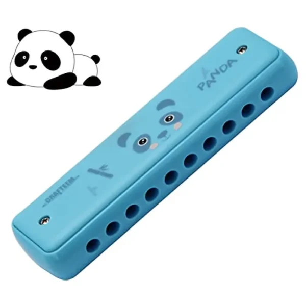 Color Blues Armónica, clave de C para niños, niños pequeños y principiantes, instrumento musical de 10 agujeros, 20 tonos, regalo