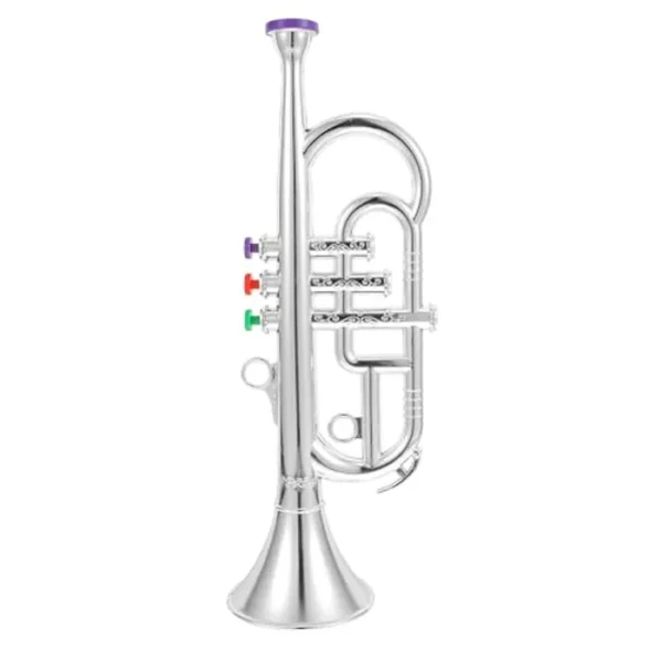 NUOBESTY 1 pieza de instrumentos musicales accesorios modelo trompeta instrumento musical instrumentos musicales para niños instrumentos tempranos herramienta de aprendizaje instrumento de viento