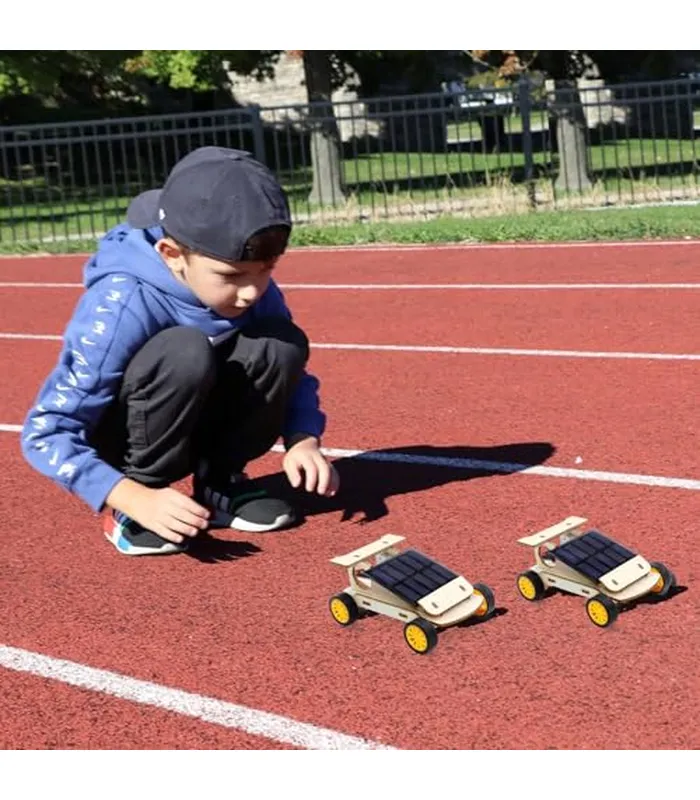 B0B84GDZNY03 Kit de auto a control remoto para bricolaje, construye tu propio auto solar - Proyectos STEM para niños de 8 a 12 años, experimentos científicos para niños de 9 a 12 años, juguetes STEM para regalos