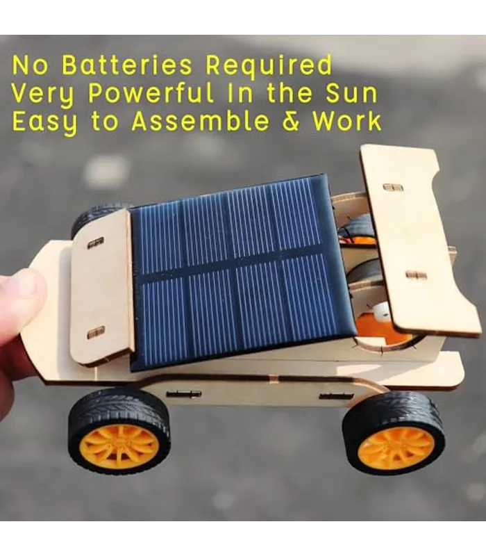 B0B84GDZNY04 Kit de auto a control remoto para bricolaje, construye tu propio auto solar - Proyectos STEM para niños de 8 a 12 años, experimentos científicos para niños de 9 a 12 años, juguetes STEM para regalos