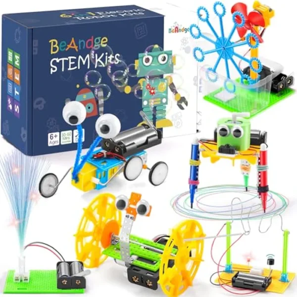 STEM Robotics - Kits de ciencia para niños de 8 a 12 años de 8 a 10 años, juguetes STEM para niños y niñas de 6 a 8 años, kit de construcción de robots, experimentos científicos, proyectos de