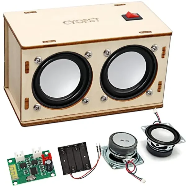 Proyectos STEM para niños y adultos, construye tu propio altavoz Bluetooth, kit de electrónica de experimentos científicos, juego de bricolaje para principiantes, regalos STEM para adolescentes +