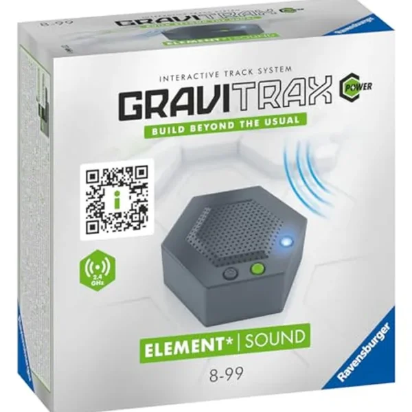 Ravensburger GraviTrax Power Element Sound - Juguetes de canicas, STEM y construcción para niños a partir de 3 años - Regalos para niños