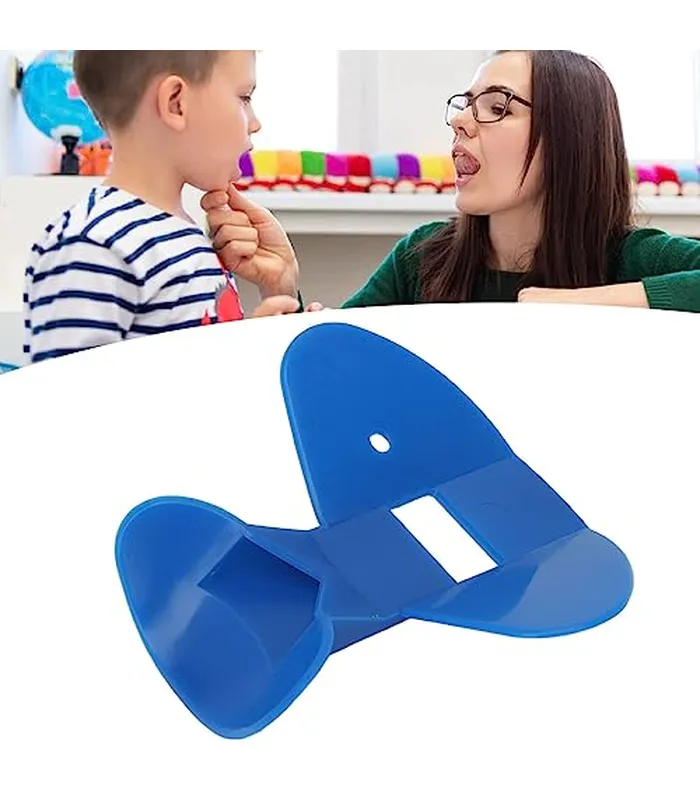 B0C9LM8V4N04 Flauta de nariz para niños, flauta de plástico, silbato de entrenamiento de nariz azul oscuro para control de garganta y nariz mejora la claridad del habla